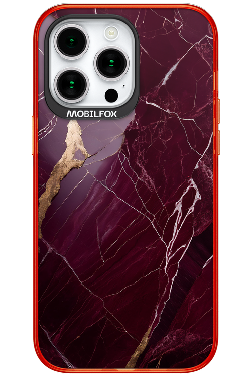 Burgundy Marble - Apple iPhone 15 Pro Max