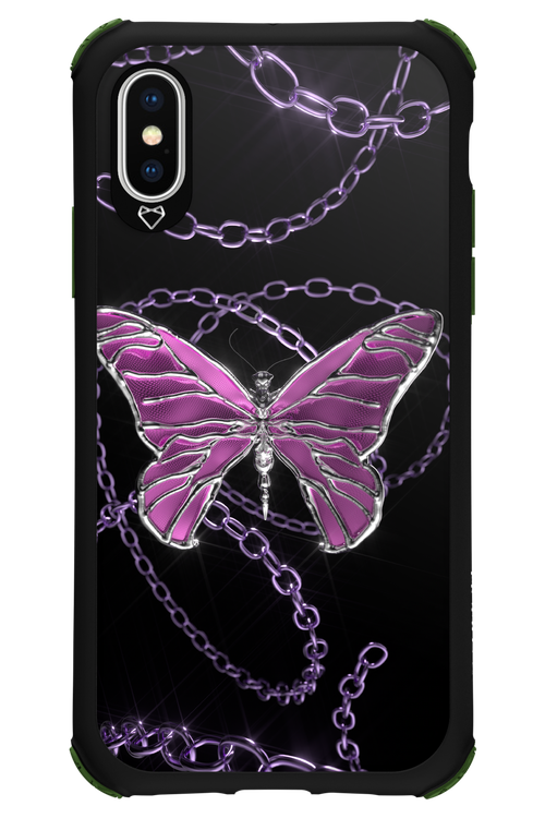 Butterfly Necklace - Apple iPhone XS