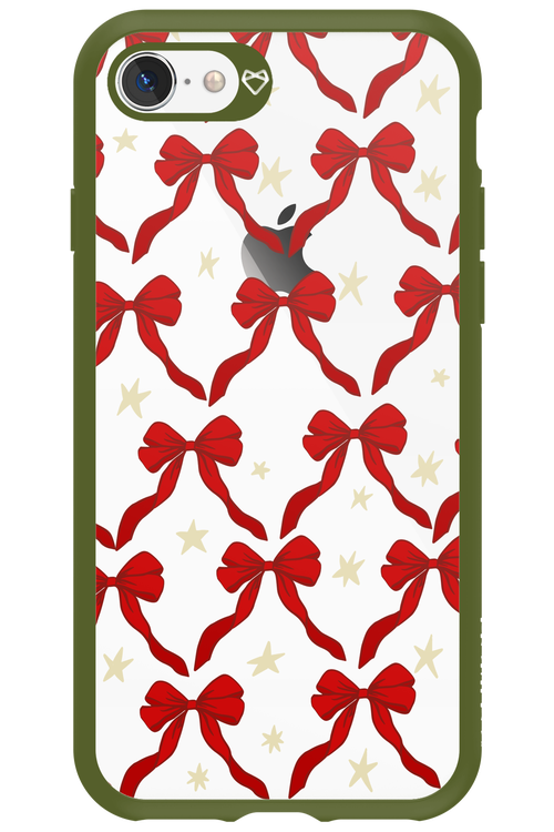 Bow & Stars (Transparent) - Apple iPhone 8