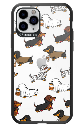 Scary Dachshund (Transparent) - Apple iPhone 11 Pro