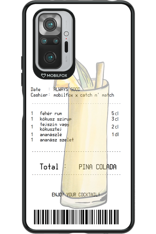 pina colada koktél - Xiaomi Redmi Note 10 Pro