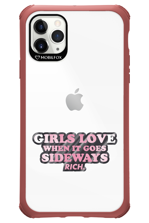 When it goes sideways - Apple iPhone 11 Pro Max