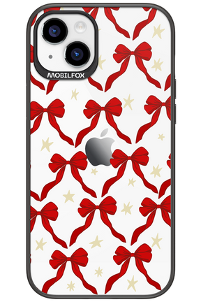 Bow & Stars (Transparent) - Apple iPhone 15 Plus
