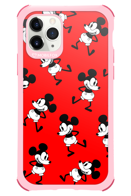 Iconic Mouse (red pattern) - Apple iPhone 11 Pro