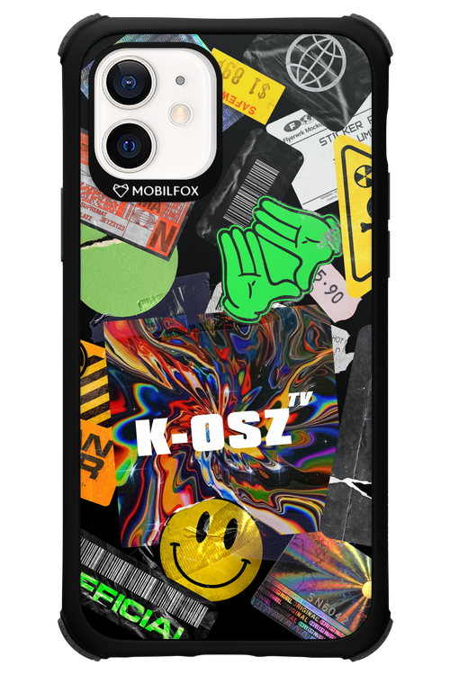 K-osz Sticker Black - Apple iPhone 12