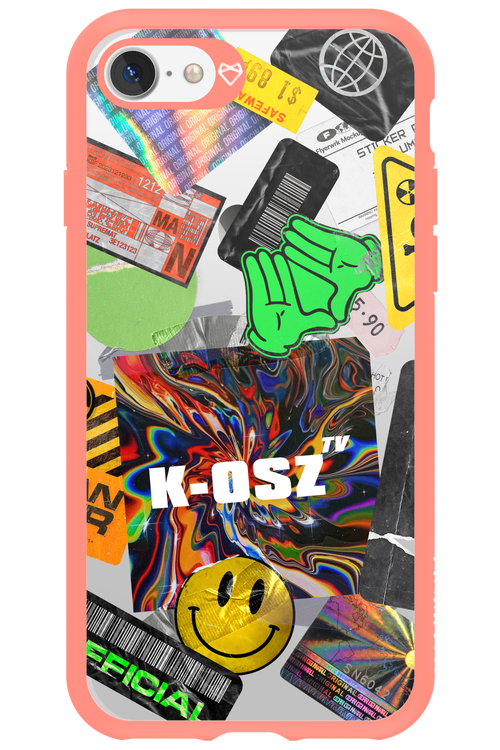 K-osz Sticker Transparent - Apple iPhone 7