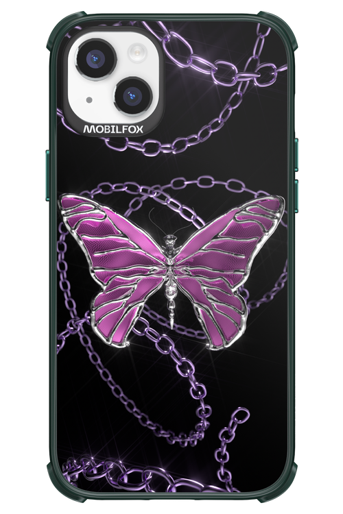 Butterfly Necklace - Apple iPhone 14 Plus