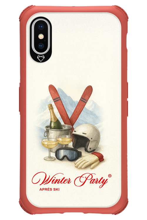 Winter Ski Party - Apple iPhone XS