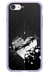 Fehér Szív - Apple iPhone SE 2020