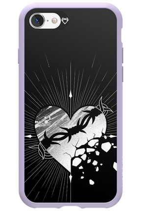 Fehér Szív - Apple iPhone SE 2020