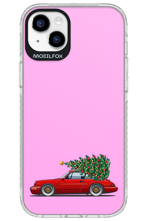 XMAS Car Pink - Apple iPhone 14 Plus