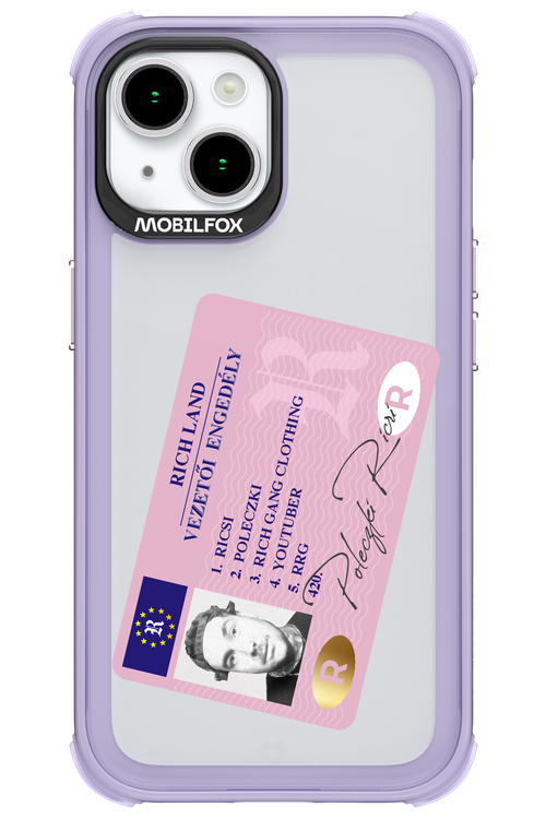 Vezetői engedély - Apple iPhone 15