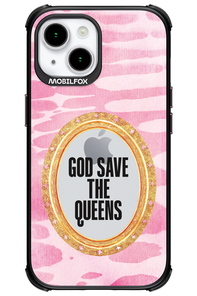 GOD SAVE THE QUEENS MIRROR - Apple iPhone 15