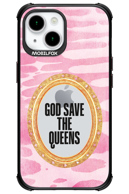 GOD SAVE THE QUEENS MIRROR - Apple iPhone 15