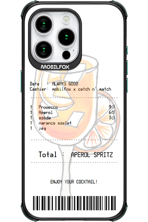 aperol spritz koktél - Apple iPhone 15 Pro Max