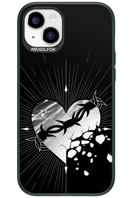 Fehér Szív - Apple iPhone 15 Plus