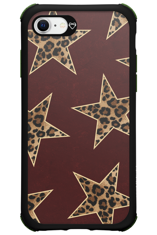 Wild Stars Burgundy - Apple iPhone SE 2020