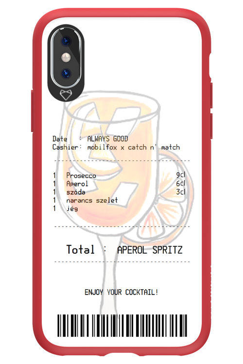 aperol spritz koktél - Apple iPhone X