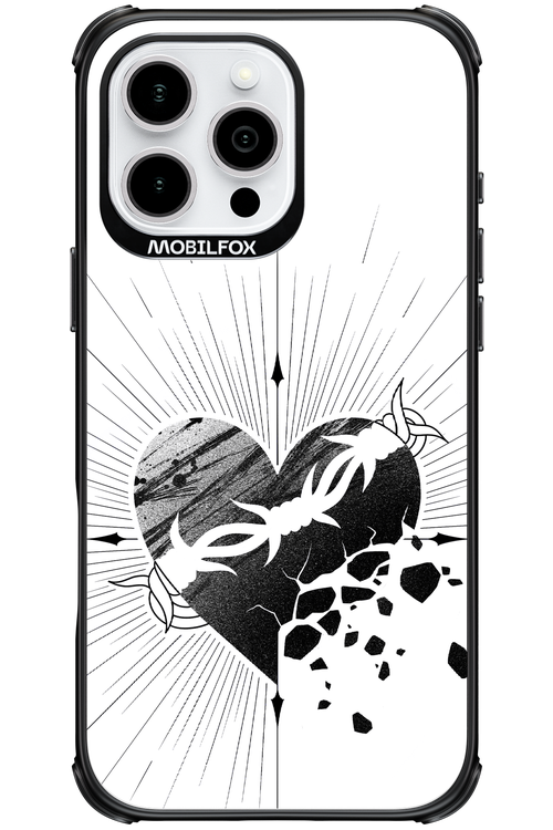 Fekete Szív - Apple iPhone 16 Pro Max