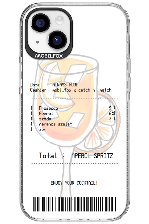 aperol spritz koktél - Apple iPhone 15 Plus