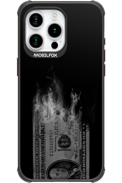 Money Burn B&W 2.0 - Apple iPhone 15 Pro Max