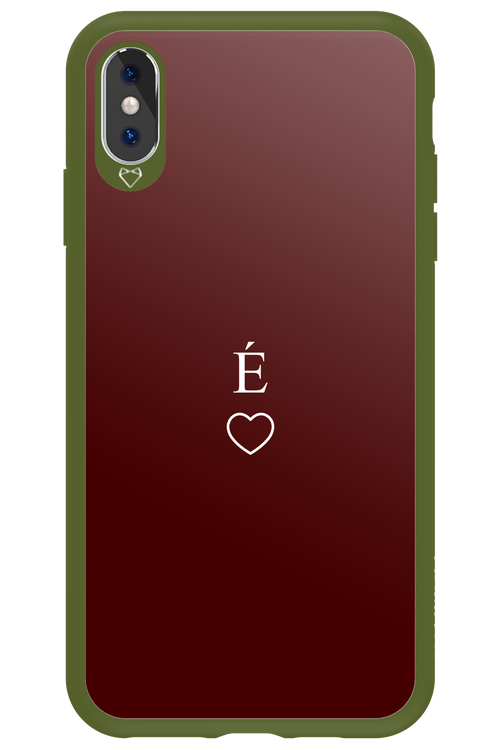 E Burgundia II 2.0 - Apple iPhone XS Max