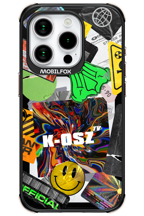 K-osz Sticker Transparent - Apple iPhone 15 Pro