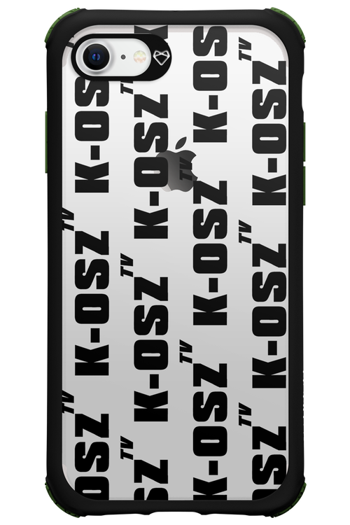 K-osz Transparent Black - Apple iPhone 7