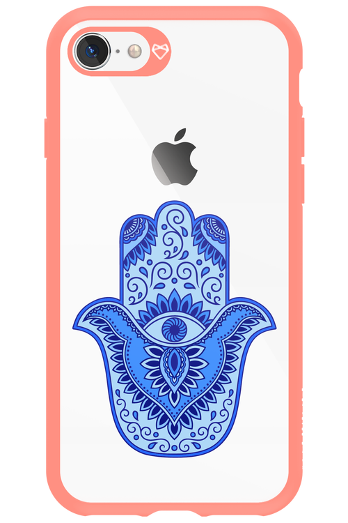 Hamsa Blue - Apple iPhone 8