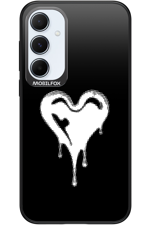Heart Black - Samsung Galaxy A55