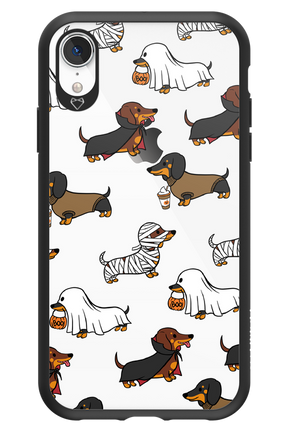 Scary Dachshund (Transparent) - Apple iPhone XR
