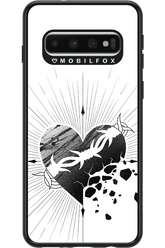 Fekete Szív - Samsung Galaxy S10