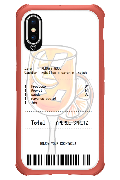 aperol spritz koktél - Apple iPhone X