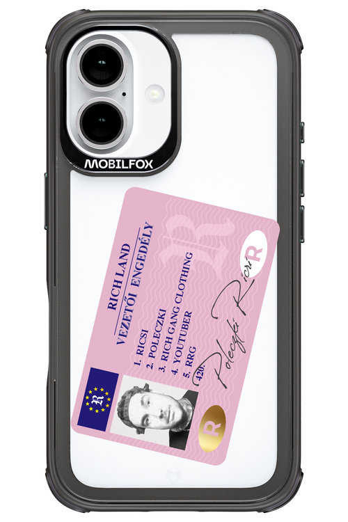 Vezetői engedély - Apple iPhone 16