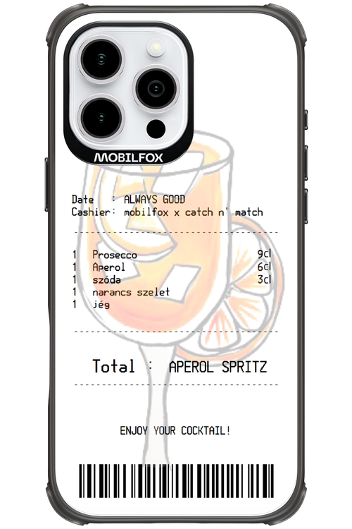 aperol spritz koktél - Apple iPhone 16 Pro Max