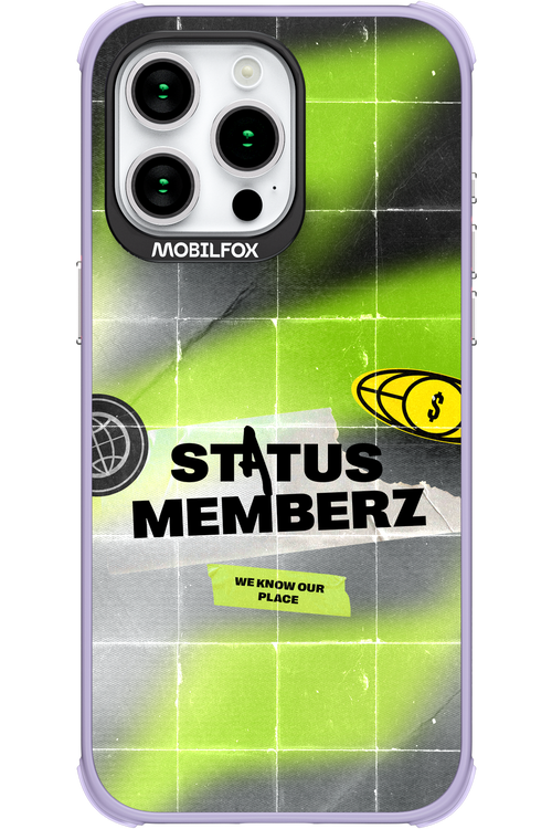 Status Memberz - Apple iPhone 15 Pro Max