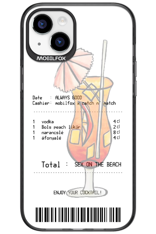 sex on the beach koktél - Apple iPhone 15 Plus