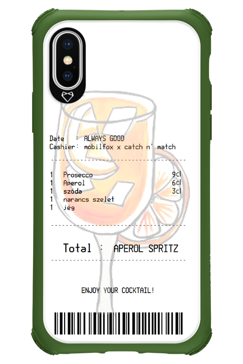 aperol spritz koktél - Apple iPhone XS