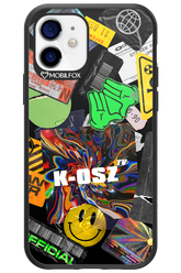 K-osz Sticker Black - Apple iPhone 12