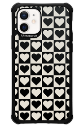 Checkered Heart - Apple iPhone 12