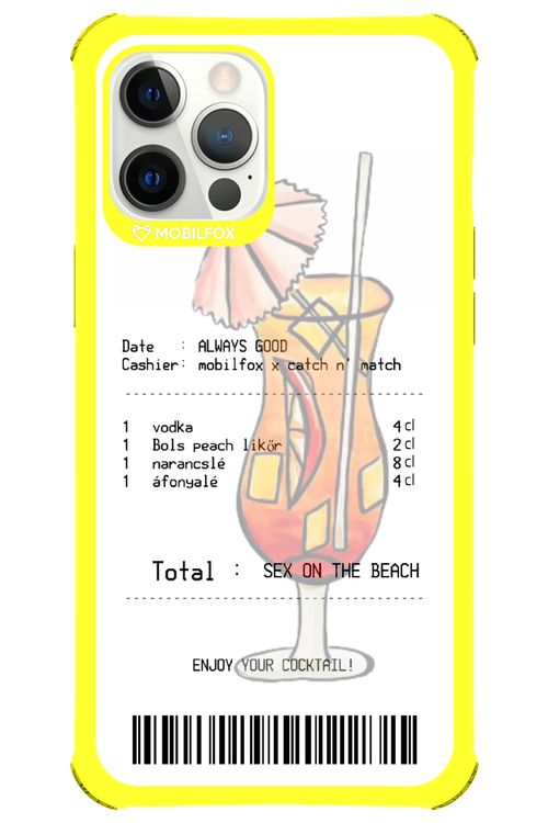 sex on the beach koktél - Apple iPhone 12 Pro Max