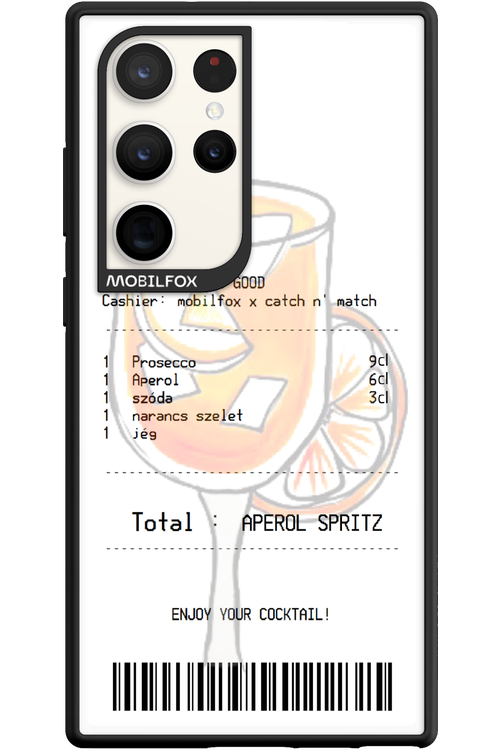 aperol spritz koktél - Samsung Galaxy S23 Ultra