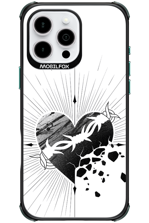 Fekete Szív - Apple iPhone 16 Pro Max