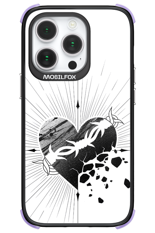 Fekete Szív - Apple iPhone 14 Pro