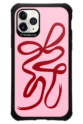 Burgundy Bow - Apple iPhone 11 Pro