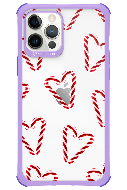 Candy Cane Hearts - Apple iPhone 12 Pro Max