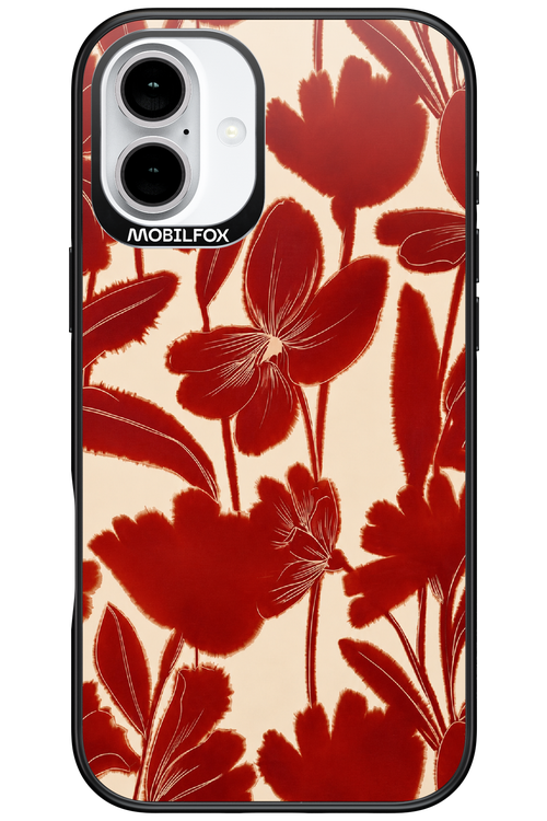 Burgundy Flowers 2.0 - Apple iPhone 16 Plus