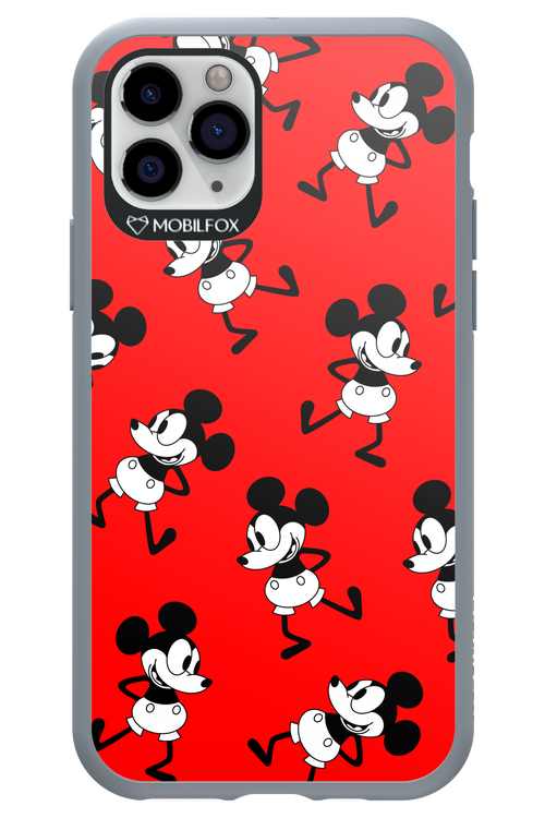 Iconic Mouse (red pattern) - Apple iPhone 11 Pro