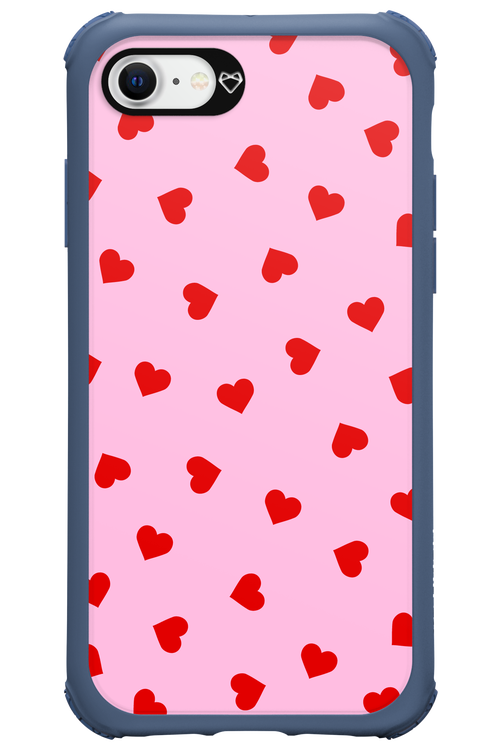 Sprinkle Heart Pink - Apple iPhone SE 2020