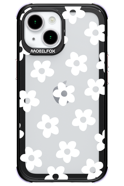 Happy Flowers Leather - Apple iPhone 15